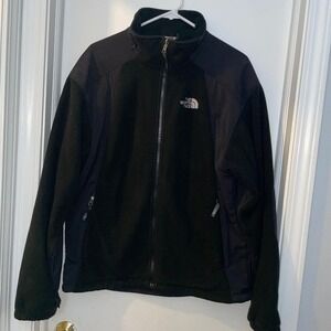 The North Face Black Fleece Jacket Full Zip Men's M/M